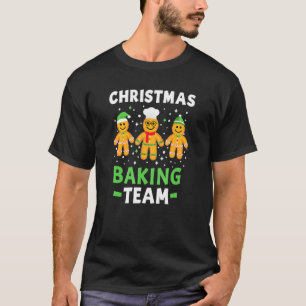 Cute Chef Gingerbread Cookies Christmas Baking Tea T-Shirt