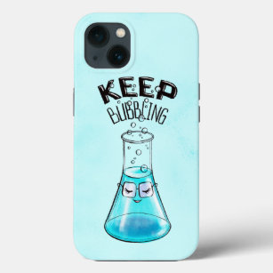Cute Chemistry Funny Nerdy Lab Character iPhone 13 Case