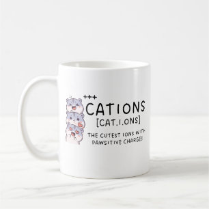 Cute Chemistry Mug,Chemistry Gift Idea,Cation Coffee Mug