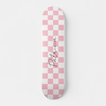 Cute Chequerboard Pattern Pink