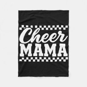 Cute Chequered Cheer Cheerleading For Cheerleader  Fleece Blanket