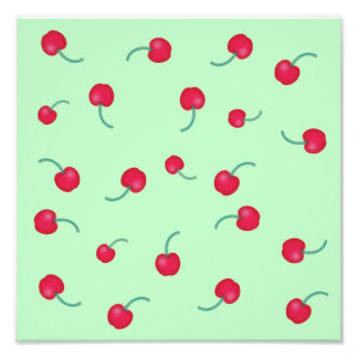 Cute Cherries Photo Print