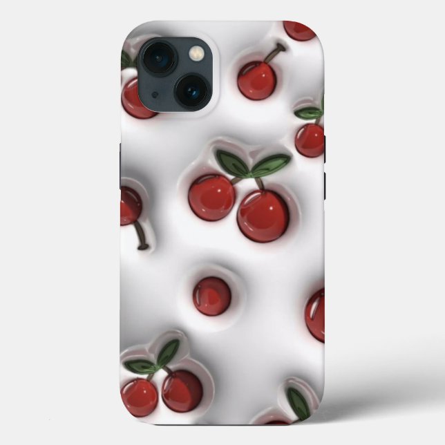 Cute Cherry Aesthetic Phone Case 🍒✨ (Back)