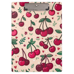 Cute Cherry Clipboard