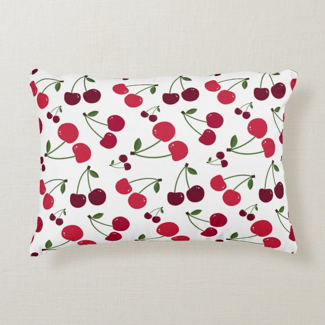Cute cherry pattern  Accent Pillow (Front)