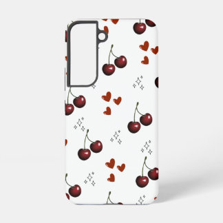 "Cute Cherry Pattern Samsung Galaxy S22 Case" Case