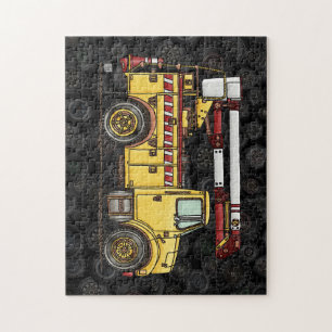 Cute Cherry Picker Truck Jigsaw Puzzle