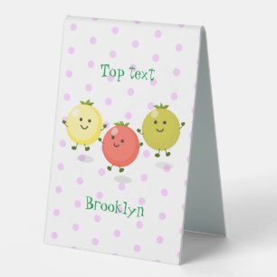 Cute cherry tomatoes cartoon illustration