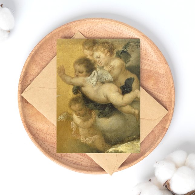 Cute Cherubs, detail from Annunctiation - Fine Art Postcard (Creator Uploaded)
