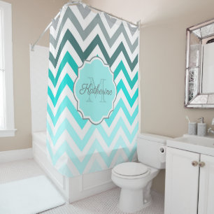 Cute Chevron Pattern Shower Curtain