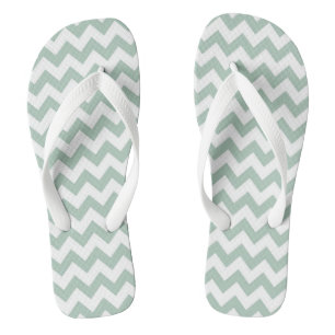 Cute Chevron Patterned Flip Flops