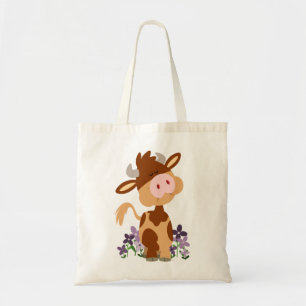 Cute Chewing Cartoon Cow Bag