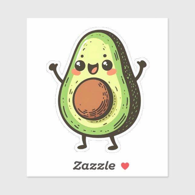 Cute Chibi Avocado (Sheet)