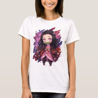Cute Chibi Demon Girl Anime Style – Kawaii Japanes T-Shirt