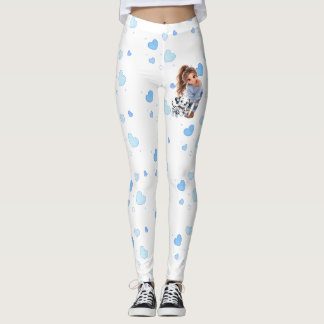 Cute Chibi Girl & Puppy Leggings