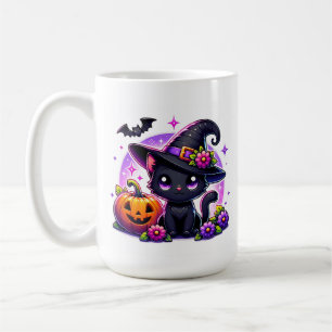 Cute Chibi Happy Halloween Pumpkin Personalised Coffee Mug