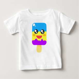 Cute Chibi Ice Lolly Popsicle Baby T-Shirt