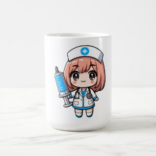 Cute Chibi Nurse - healthcare, anime, medical Coffee Mug