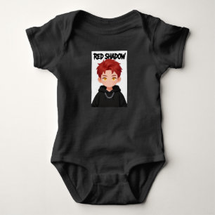 Cute Chibi Red Hair Boy Streetwear Anime Graphic S Baby Bodysuit