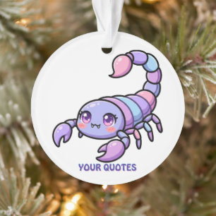 Cute Chibi Scorpio Zodiac Ornament