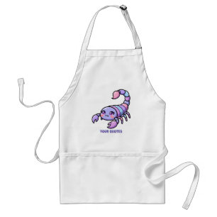 Cute Chibi Scorpio Zodiac Standard Apron