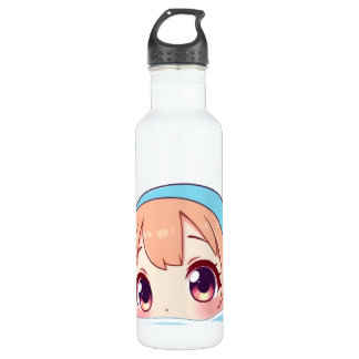 Cute Chibi Swimming 710 Ml Water Bottle