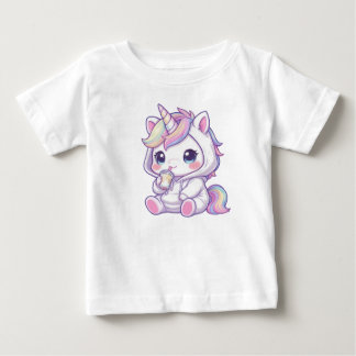 Cute chibi unicorn t-shirt