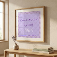 Cute Chic Pastel Lavender Motivational