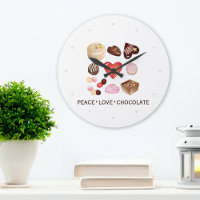 Cute Chic Peace Love Chocolate Candy Heart