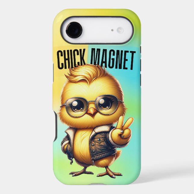 Cute Chick Magnet Funny Easter (Back)