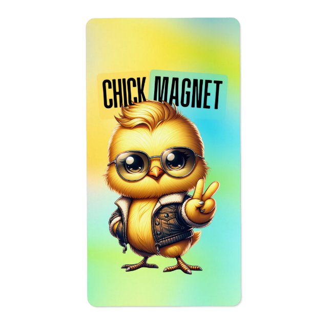Cute Chick Magnet Funny Easter (Front)