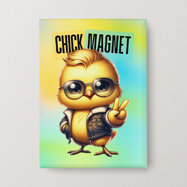Cute Chick Magnet Funny Easter (Front)