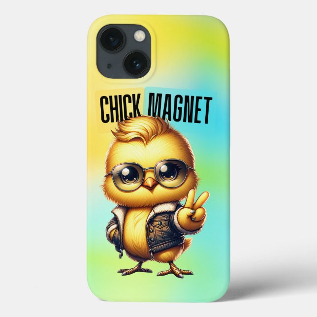 Cute Chick Magnet Funny Easter Case-Mate iPhone Case (Back)