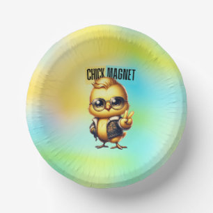 Cute Chick Magnet Funny Easter Paper Plate