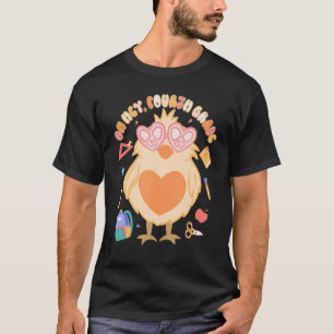 Cute Chick Oh Hey Fourth Grade Groovy Retro Back T T-Shirt