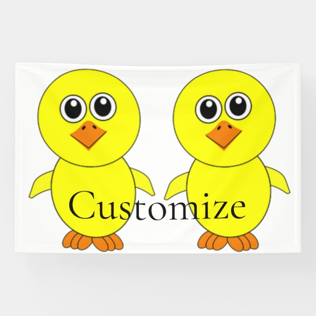 Cute Chick Thunder_Cove  Banner (Horizontal)