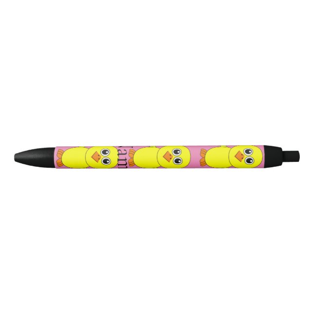 Cute Chick Thunder_Cove Black Ink Pen (Front)