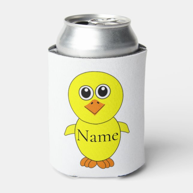Cute Chick Thunder_Cove  Can Cooler (Can Front)