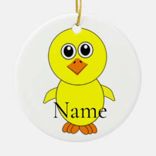 Cute Chick Thunder_Cove Ceramic Ornament