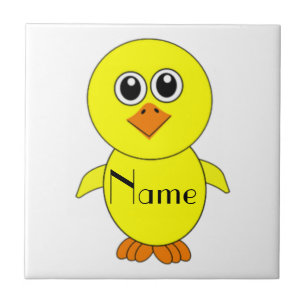 Cute Chick Thunder_Cove Ceramic Tile