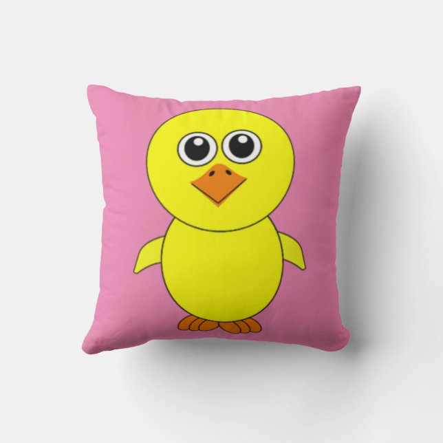 Cute Chick Thunder_Cove  Cushion (Back)