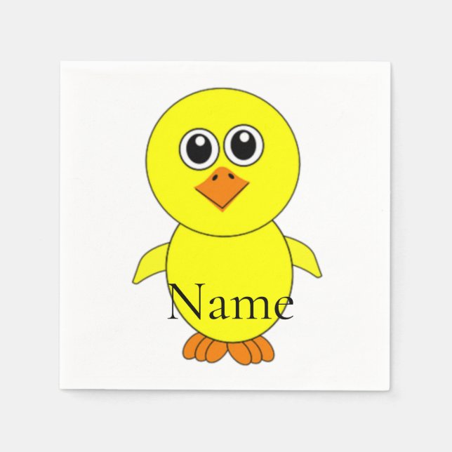 Cute Chick Thunder_Cove  Napkin (Front)