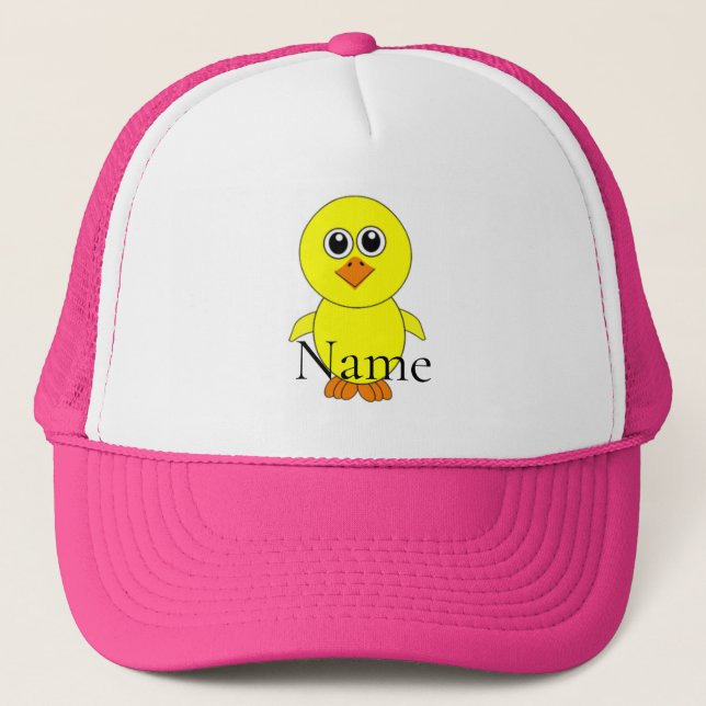 Cute Chick Thunder_Cove Trucker Hat (Front)