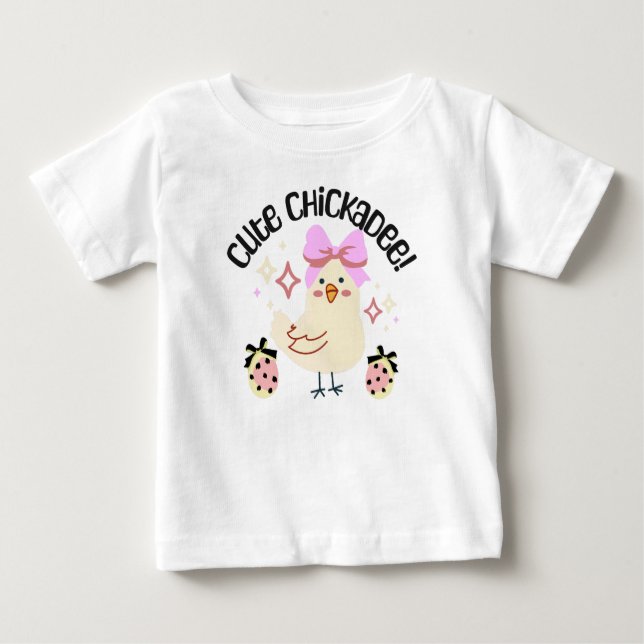 Cute chickadee baby T-Shirt (Front)