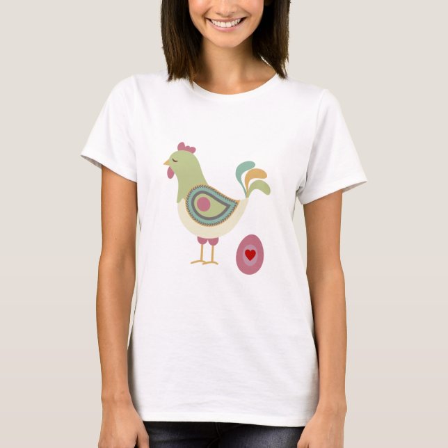 Cute Chicken And The Egg  T-Shirt (Front)
