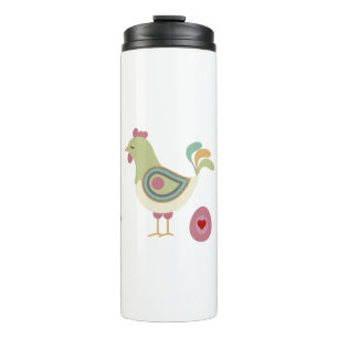 Cute Chicken And The Egg Thermal Tumbler