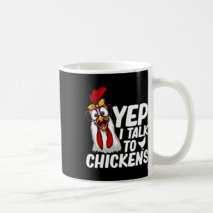 Cute Chicken Art For Men Women Kids Chicken Farmer Coffee Mug