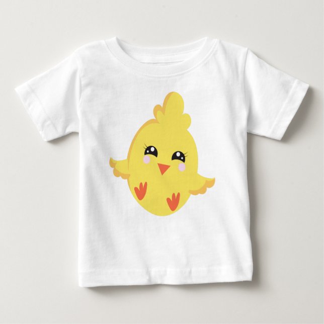 Cute Chicken, Baby Chicken, Little Chicken, Chick Baby T-Shirt (Front)