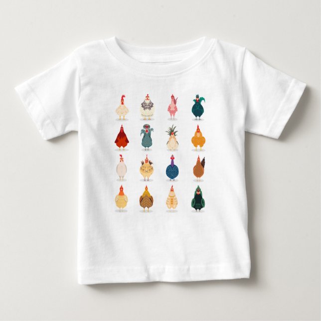 Cute Chicken Baby T-Shirt (Front)