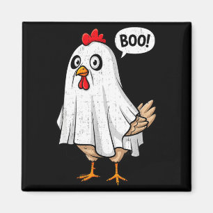 Cute Chicken Boo Funny Halloween Costume Men Women Magnet